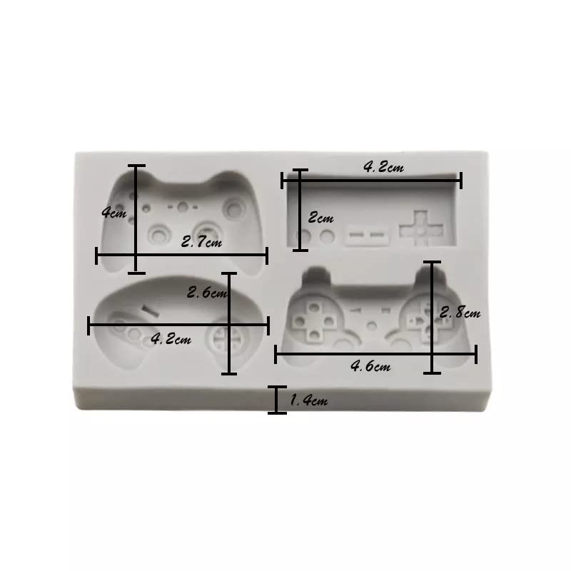 4in1 Video Game Controller Silicone Molds