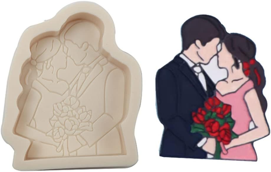 Wedding Couple Silicone Fondant molds