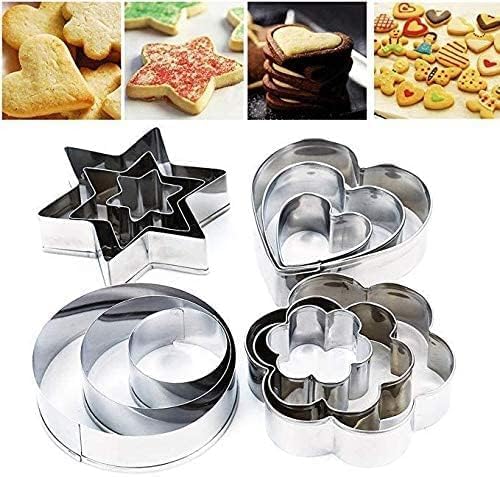 12 Pcs Stainless Steel Cookie Cutter
