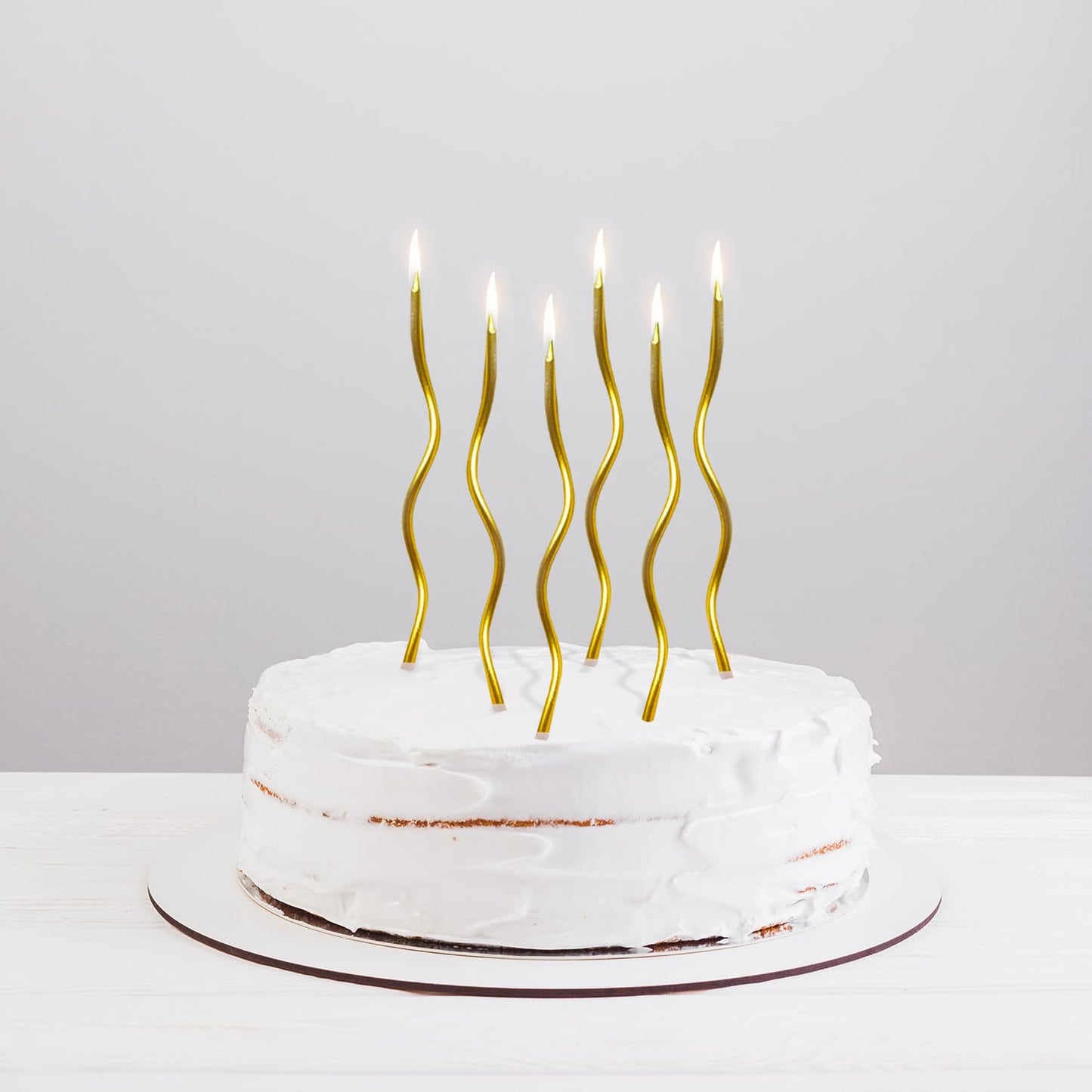 Twisty Golden Candle