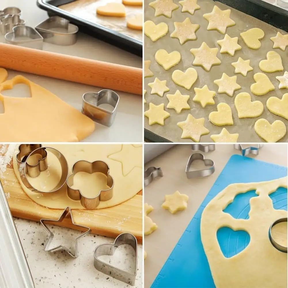 12 Pcs Stainless Steel Cookie Cutter