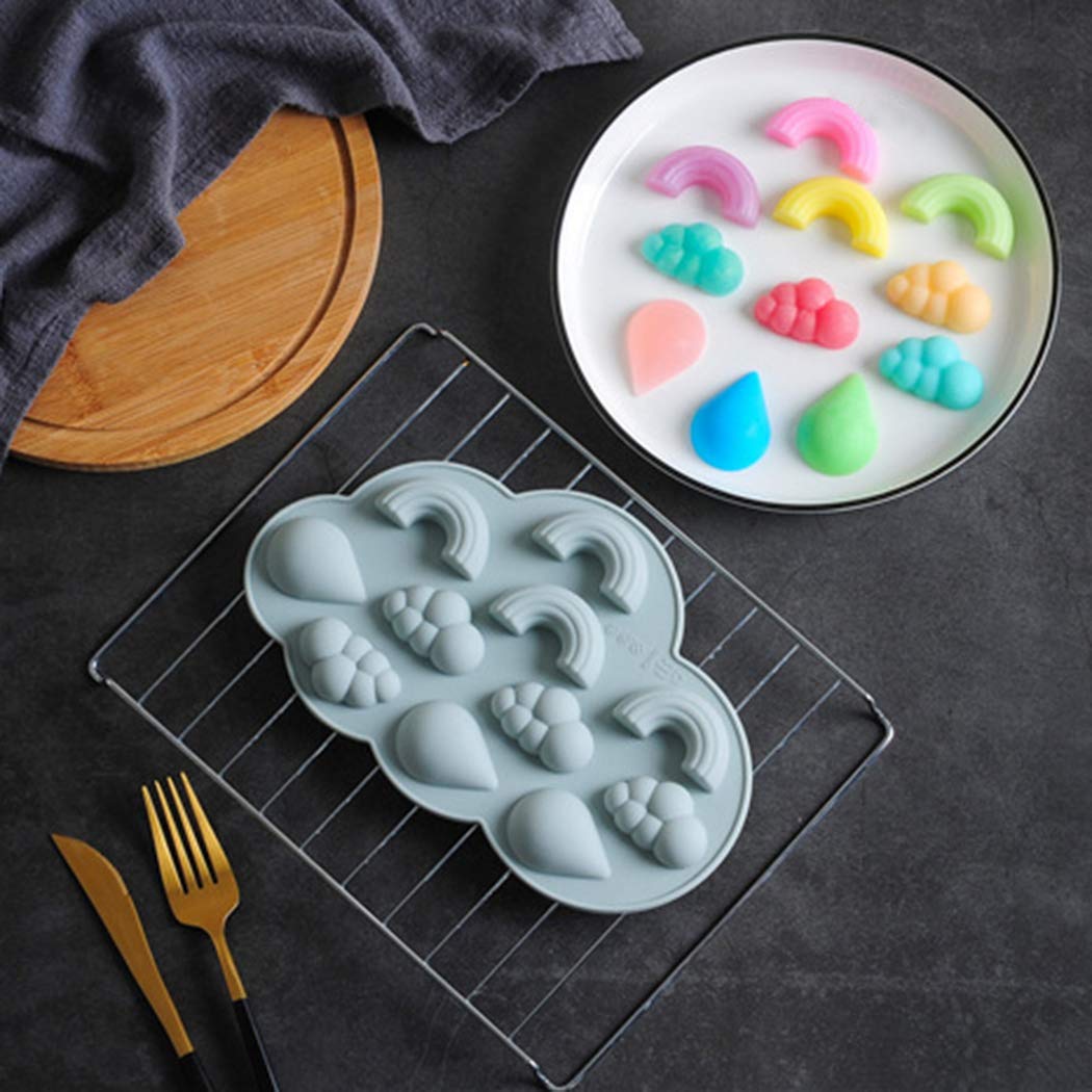 Rainbow Cloud Chocolate Mold