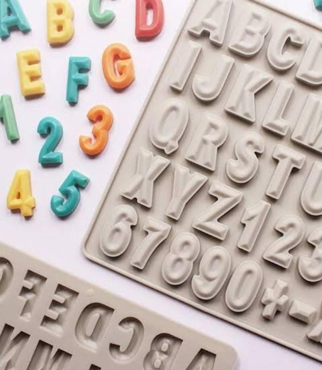 3D Alphabet Chocolate Mold