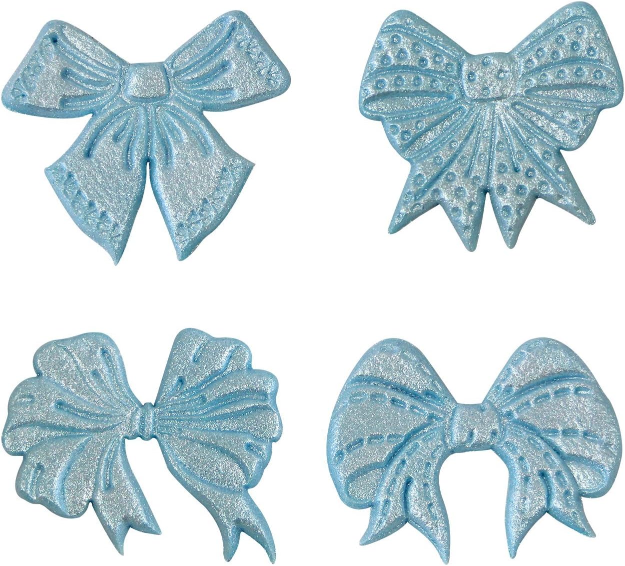 Bow Fondant Cutters, for Cake Decorating, Set of 4