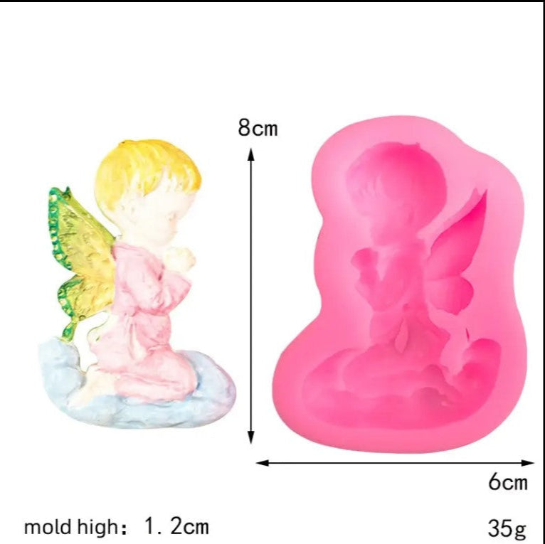 Angel Boy Silicone Fondant Molds