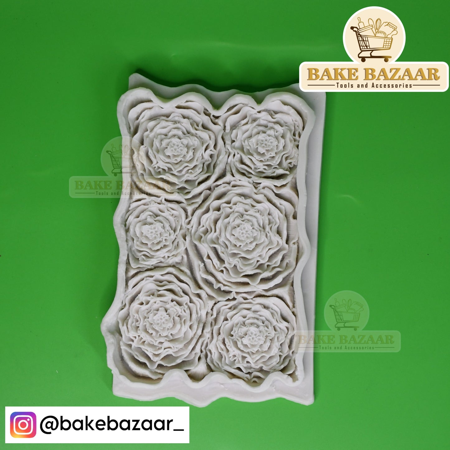 Silicone Rose Bark Flower Daisy Chrysanthemum Fondant molds