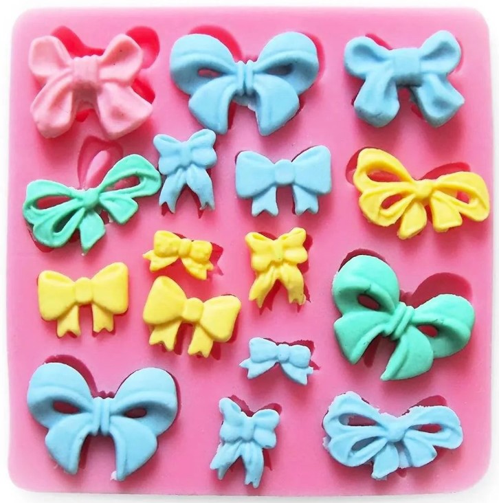 16 in 1 Small Bow Mold - Cake Decoration