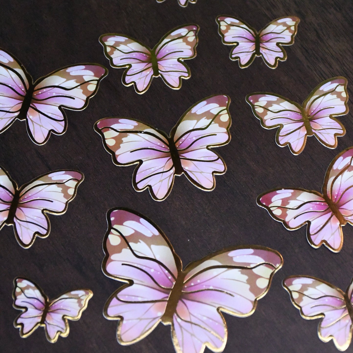 10 pcs Butterfly Shade Paper Topper