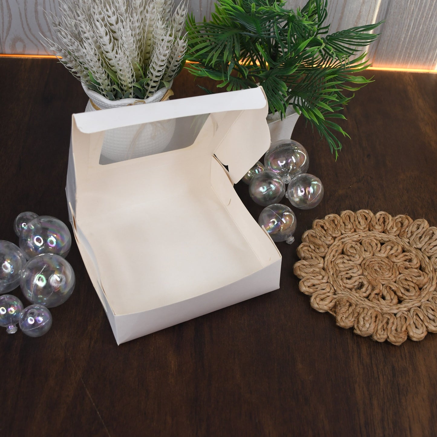 4pc Brownie Box with Window/ 10pc