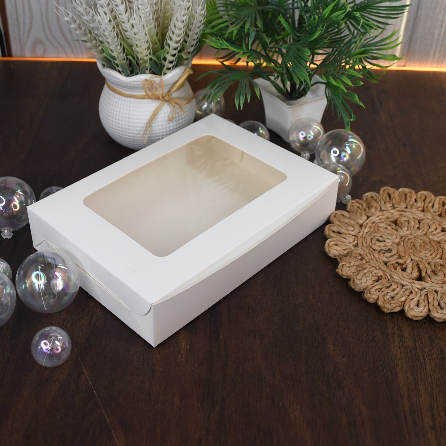 6pc Brownie Box with Window/ 10pc