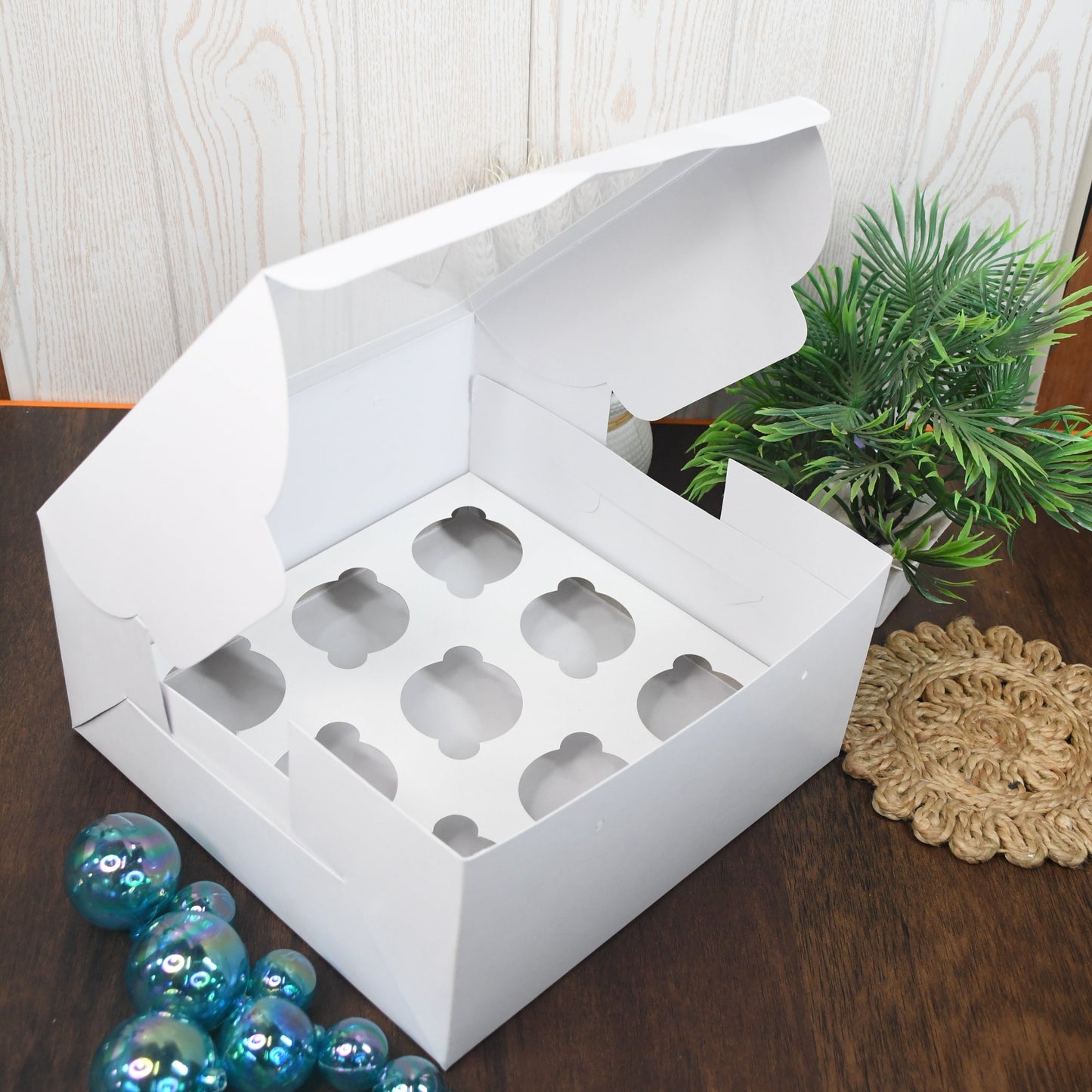 9 in 1 Cupcake Box Top Window