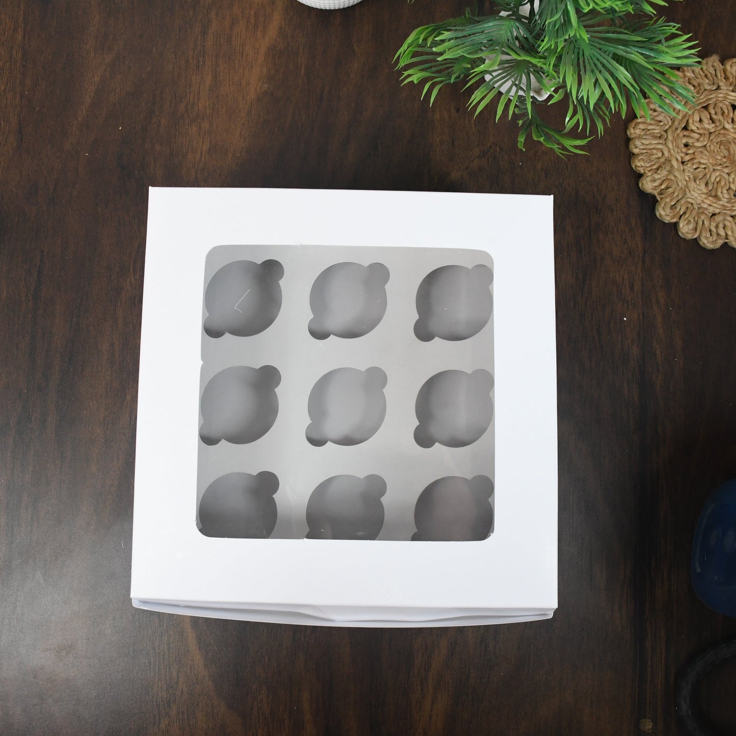 9 in 1 Cupcake Box Top Window