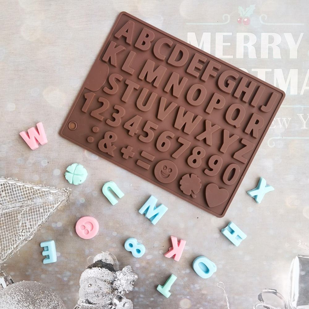 Alphabet & Numbers Chocolate Mold
