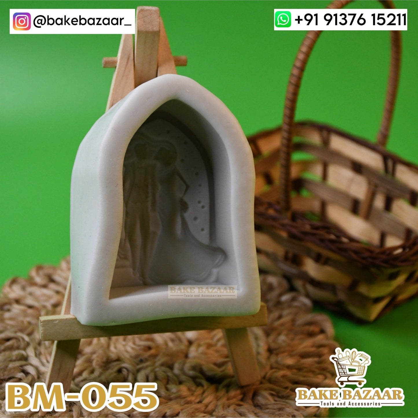 Wedding Day Silicone Soap Mold / Candle Mold