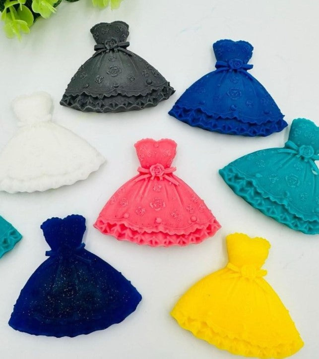 Wedding Dress Skirt Silicone Fondant Mould