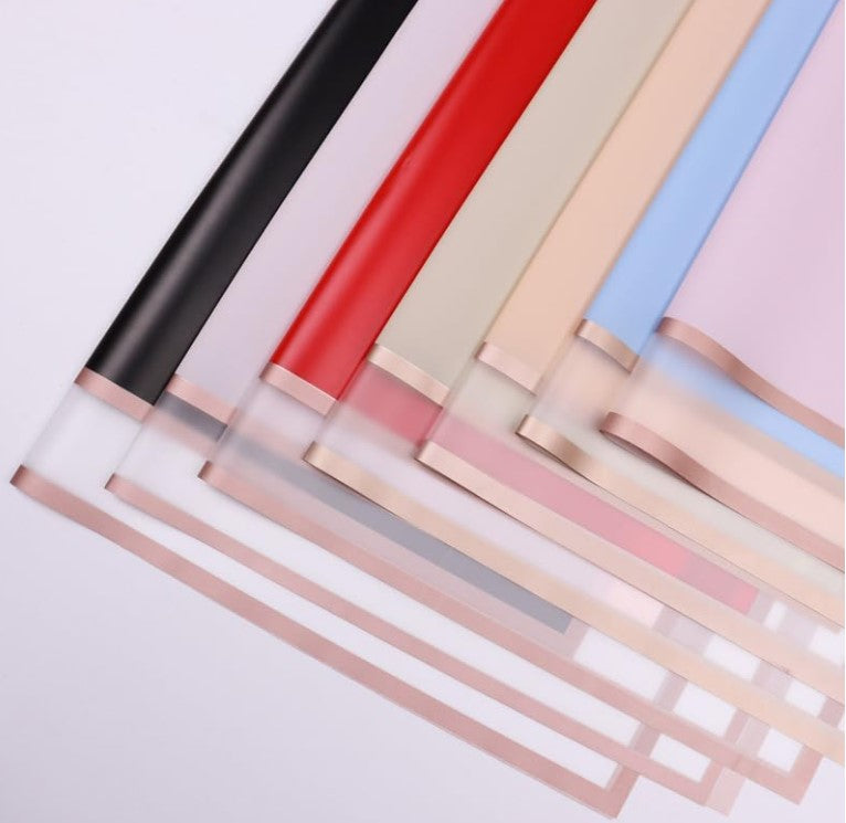Double Border Flower Wrapping Sheets
