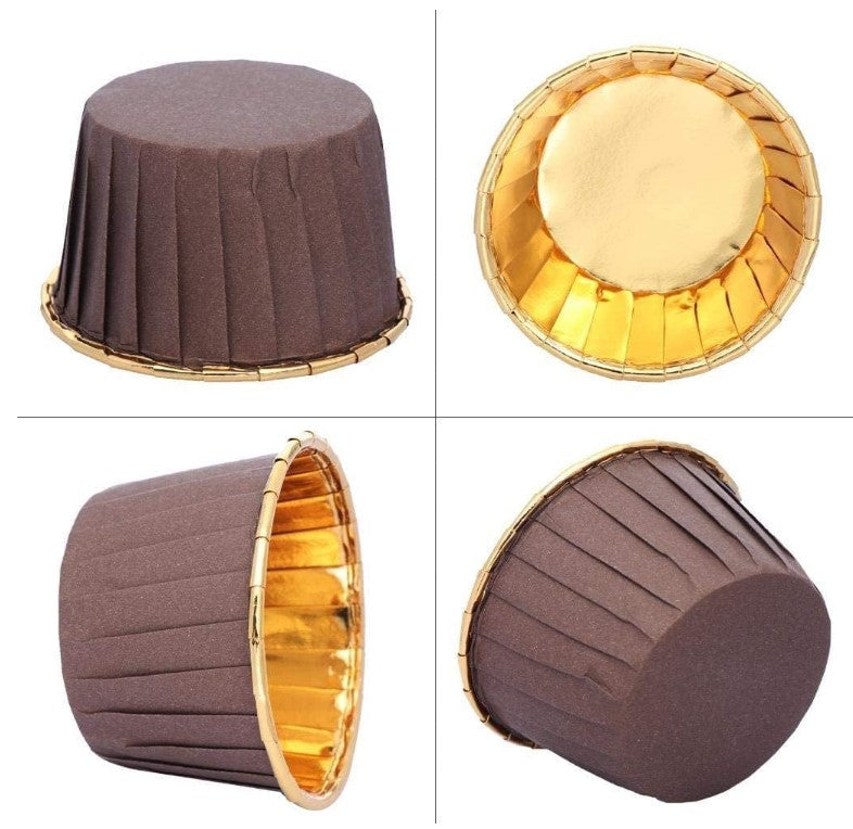 Aluminum Foil Paper Baking Cups (50pc)