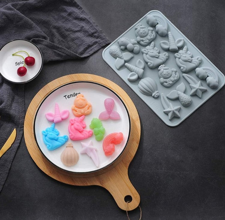 Unicorn Horn Star Chocolate Mold