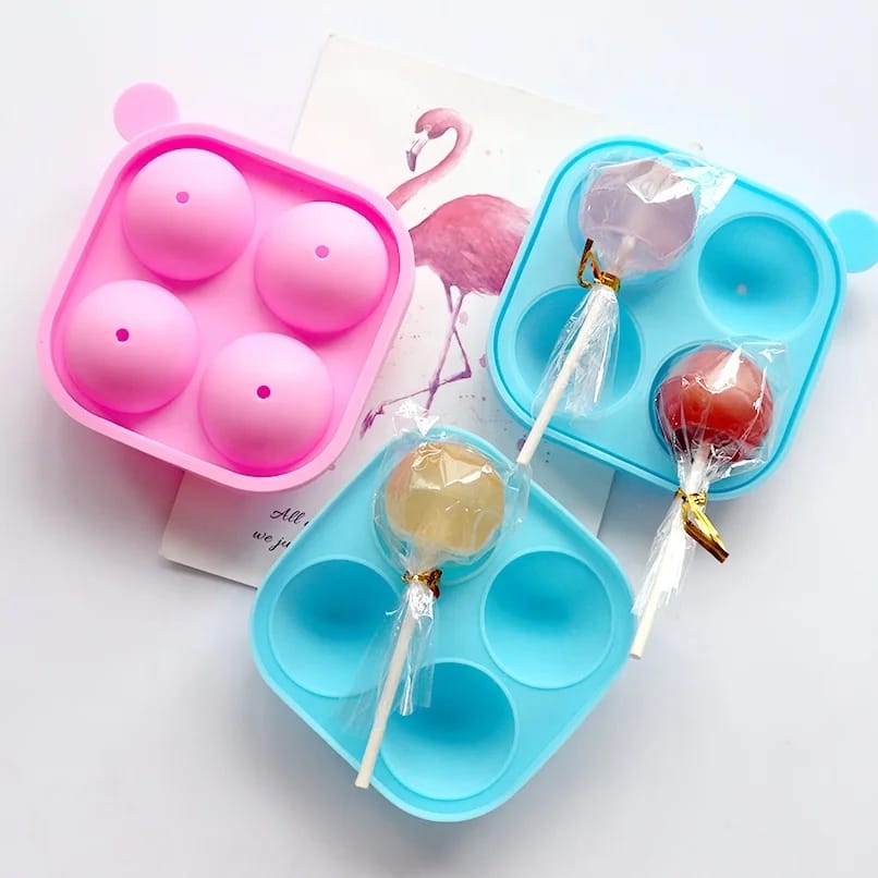 Lollipop Mold Chocolate 1pc 4-Cavity