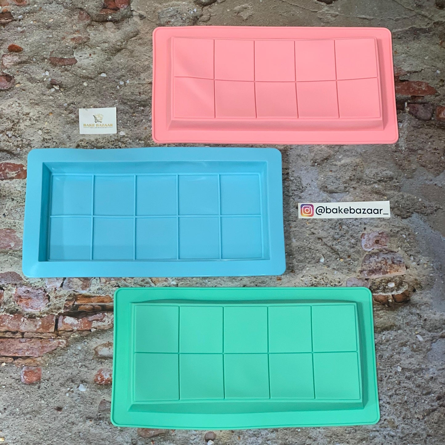 10 Cavity Kunafa Chocolate Bar Mold
