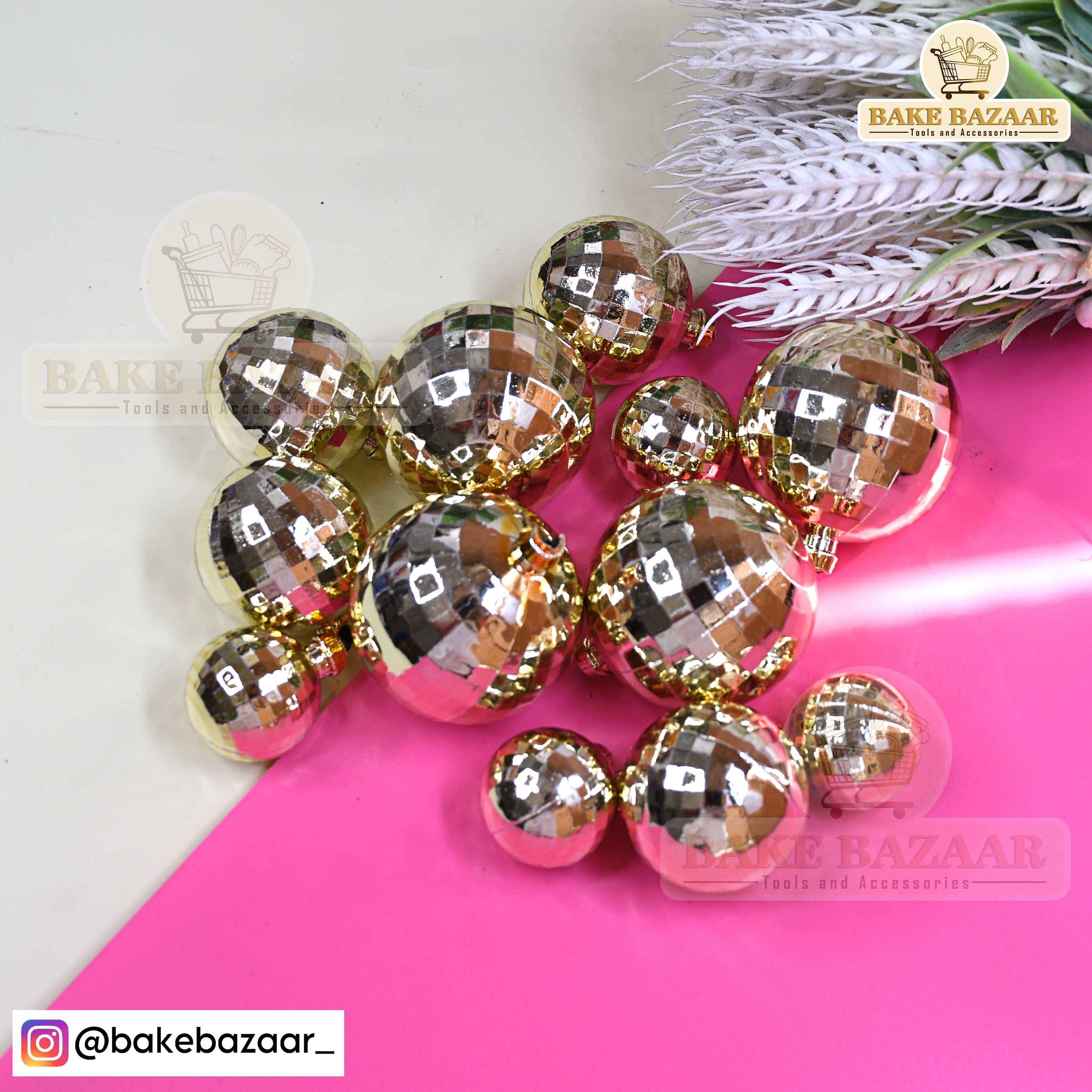 Golden Disco Faux Ball