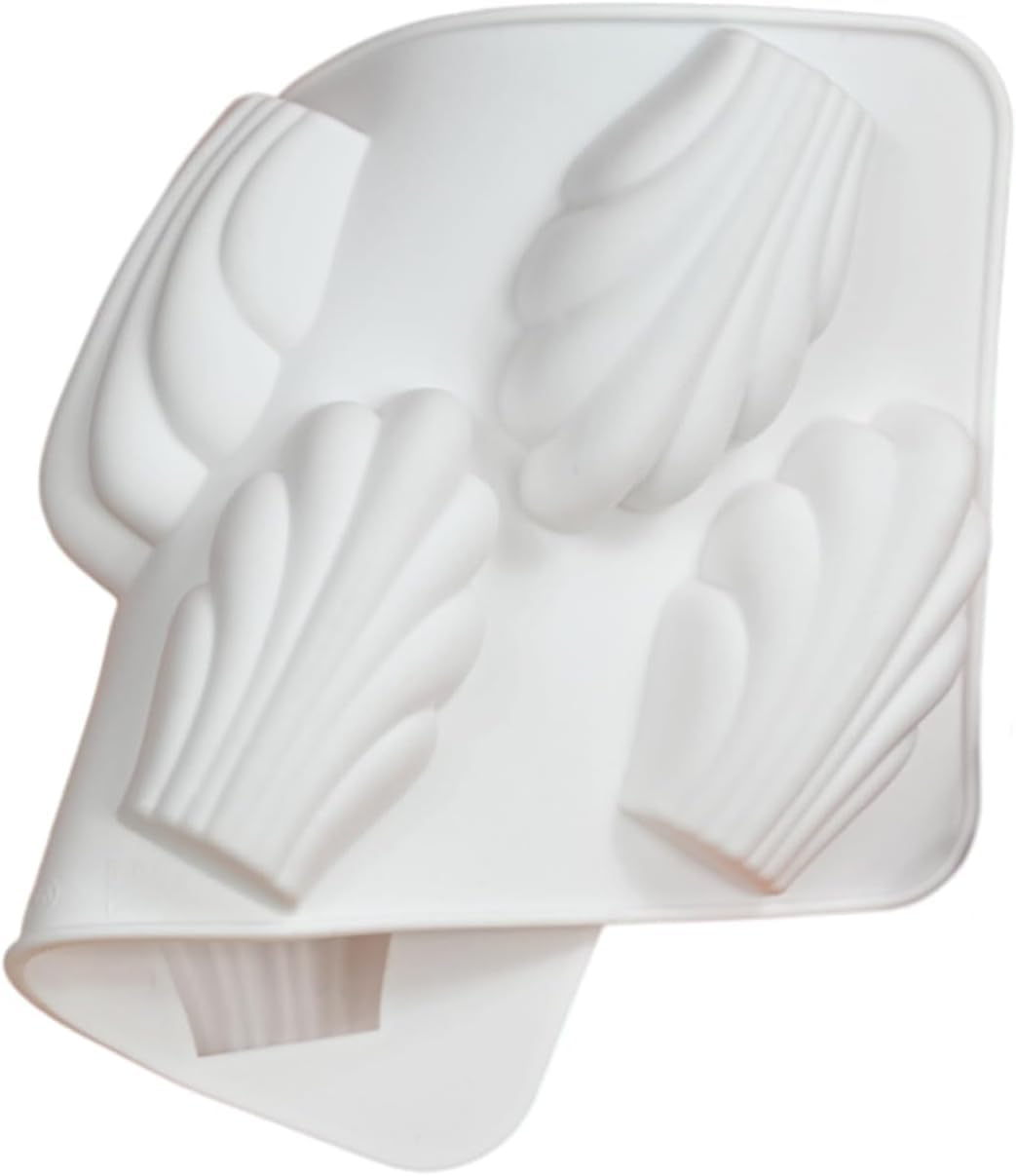 White Savarin Shaped Silicone Mold Fondant Chocolate Mold