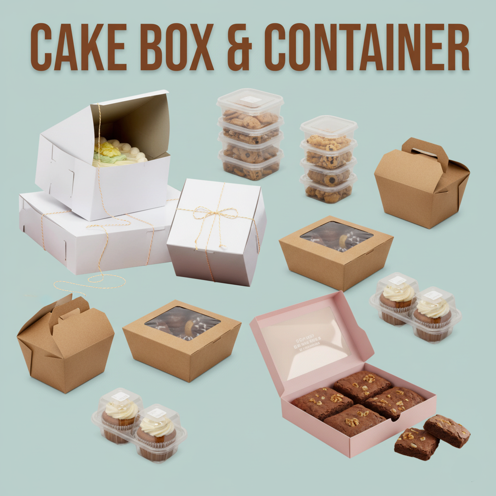 Cake box & Containers