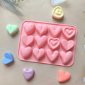 Silicon Heart Shape Chocolate Mold 12 Cavity