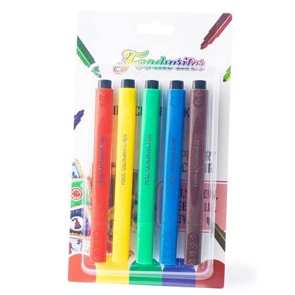 Edible Food Colouring Pen (Set of 5)