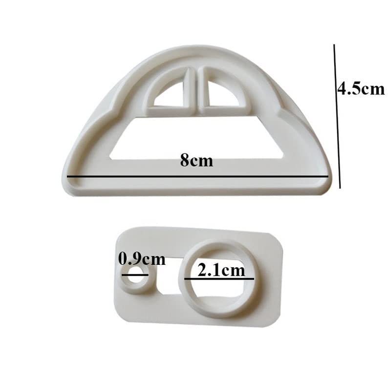 2 Piece Set Car Shape Fondant Cutter