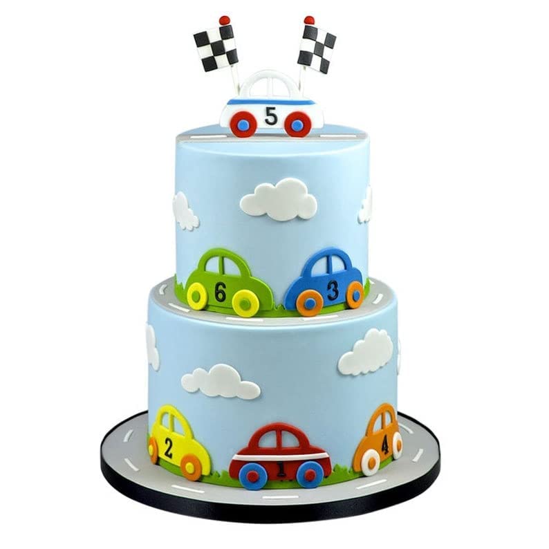2 Piece Set Car Shape Fondant Cutter