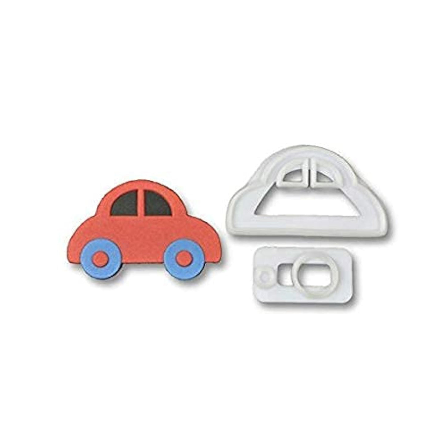 2 Piece Set Car Shape Fondant Cutter