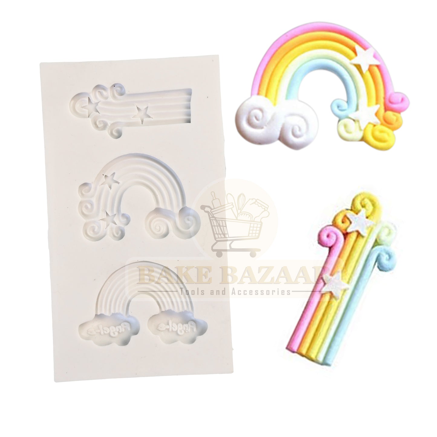 3in1 Rainbow Silicone Mold
