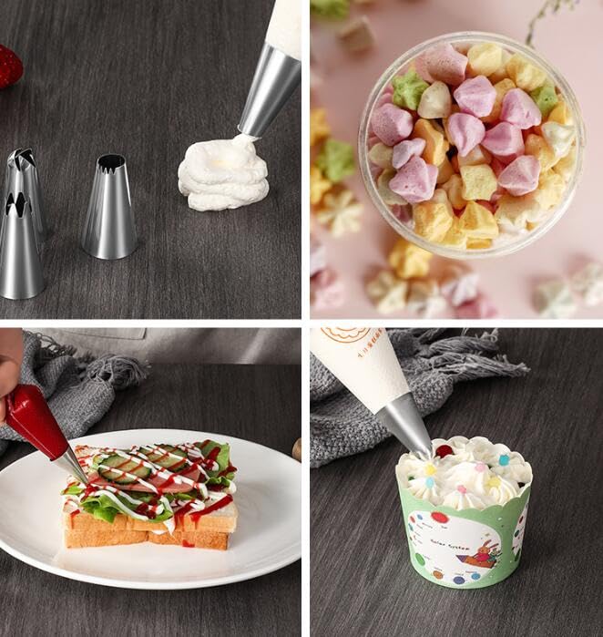 Piping Bags for Cake Decoration {Medium}(100pc pack)