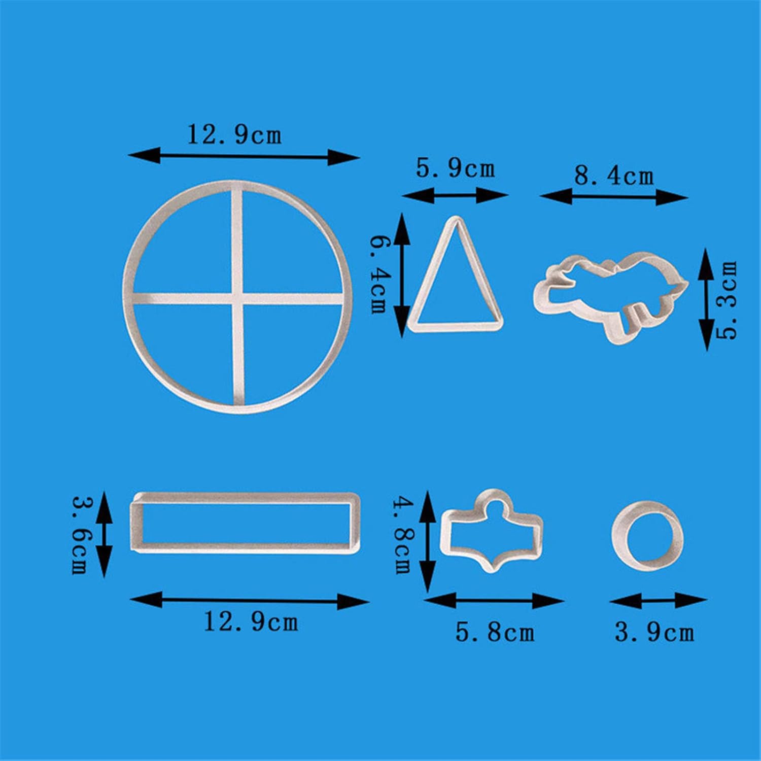 Carousel Cookie Cutter- 6 Pcs Biscuits Cutter