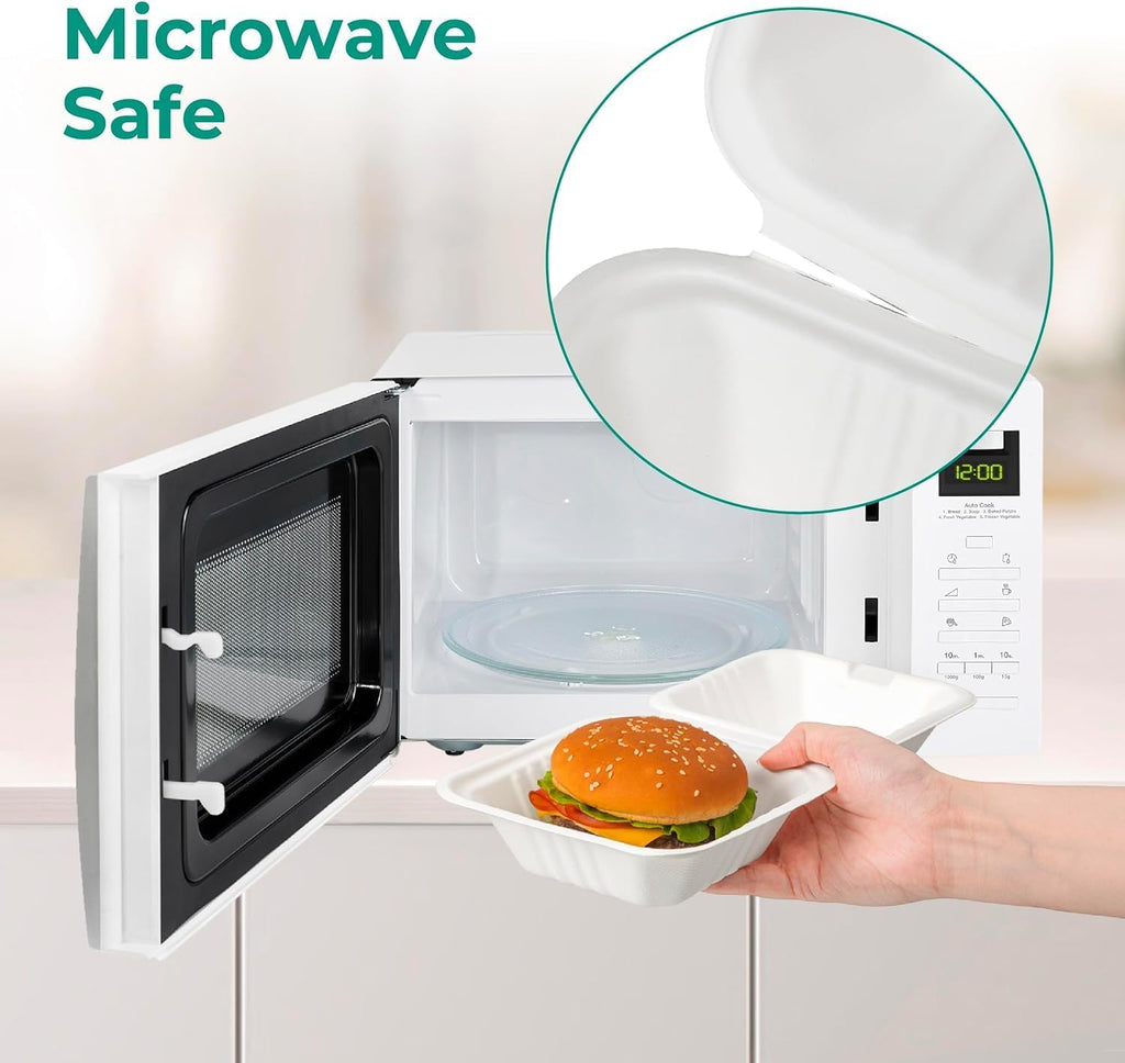 6x6 Square Bento Box Food Container (25pc Packet)