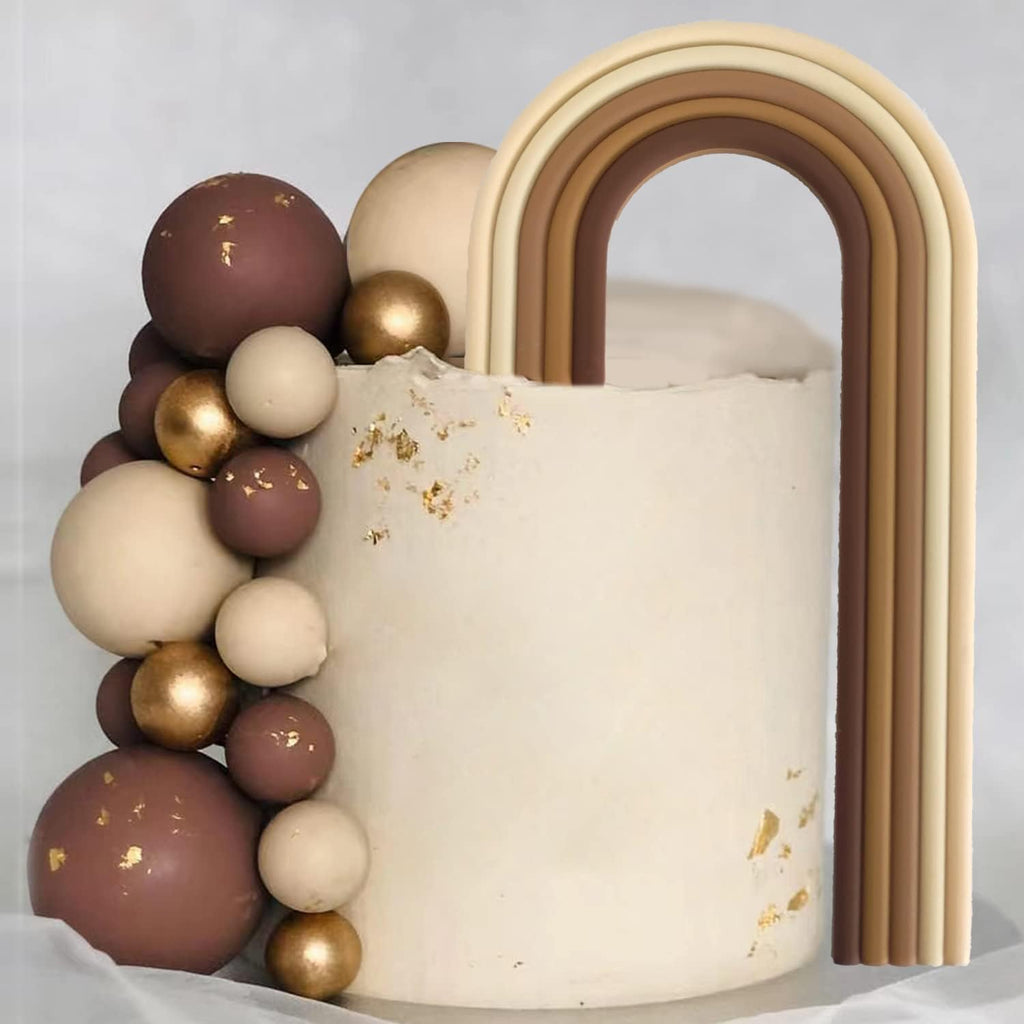 Colorful Rainbow Cake Topper