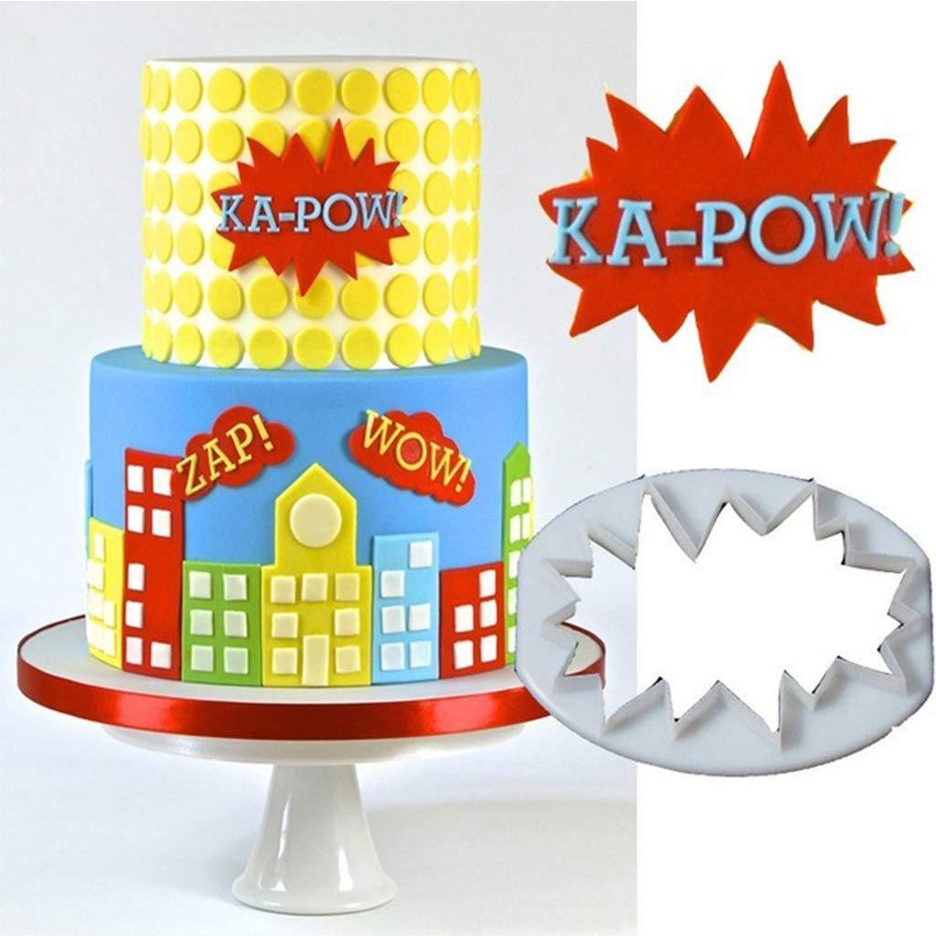 1pc Wow  Fondant Cutter