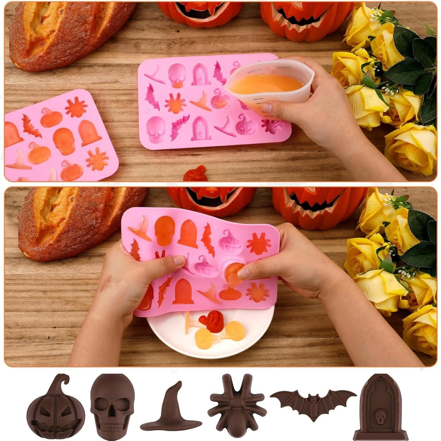 Halloween Silicone Chocolate Mold