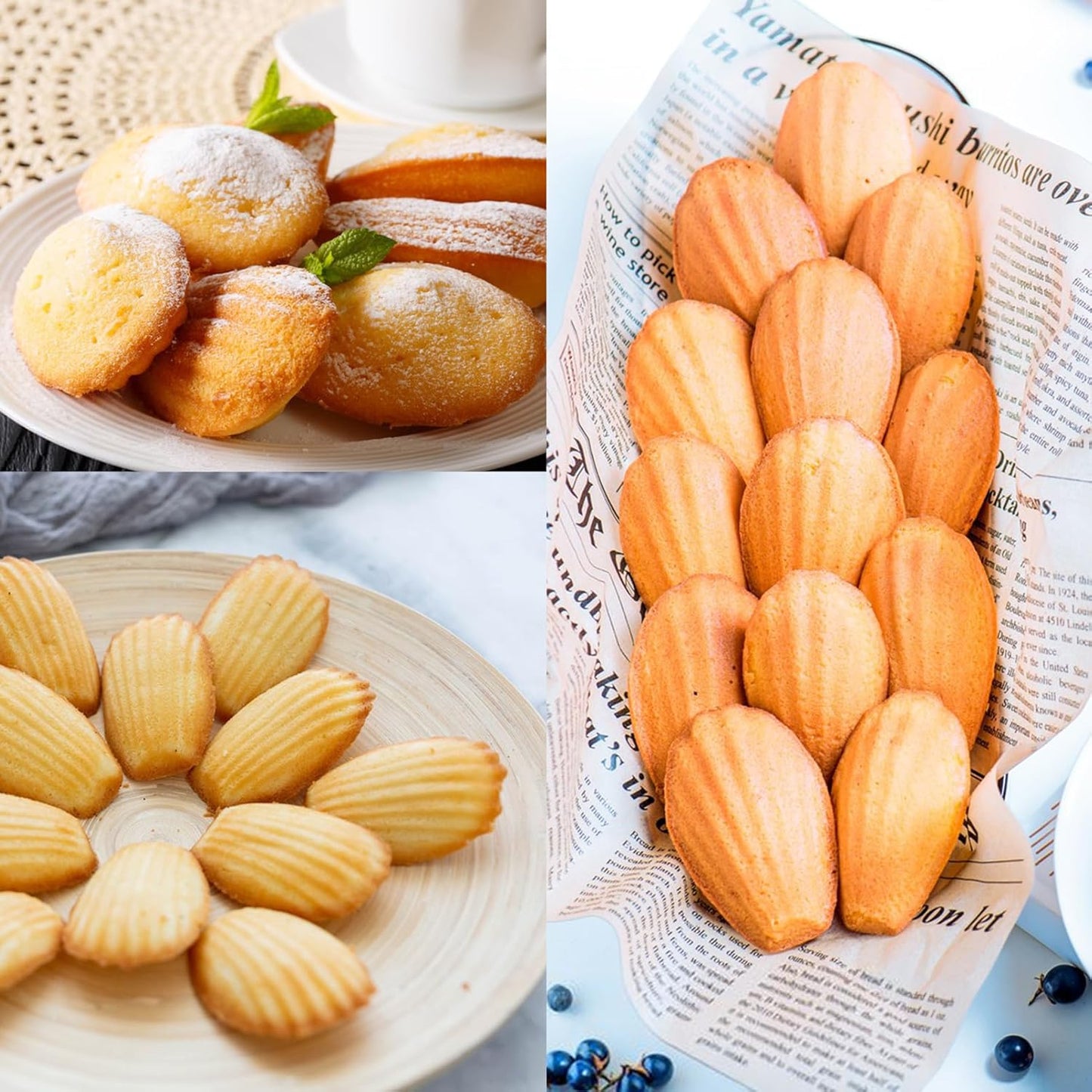 Silicone Madeleine Molds, 9 Cavity [1 PCS]