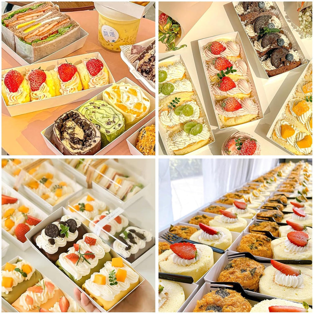 Disposable Rectangle Loaf with Lid (10 Pcs Pack)