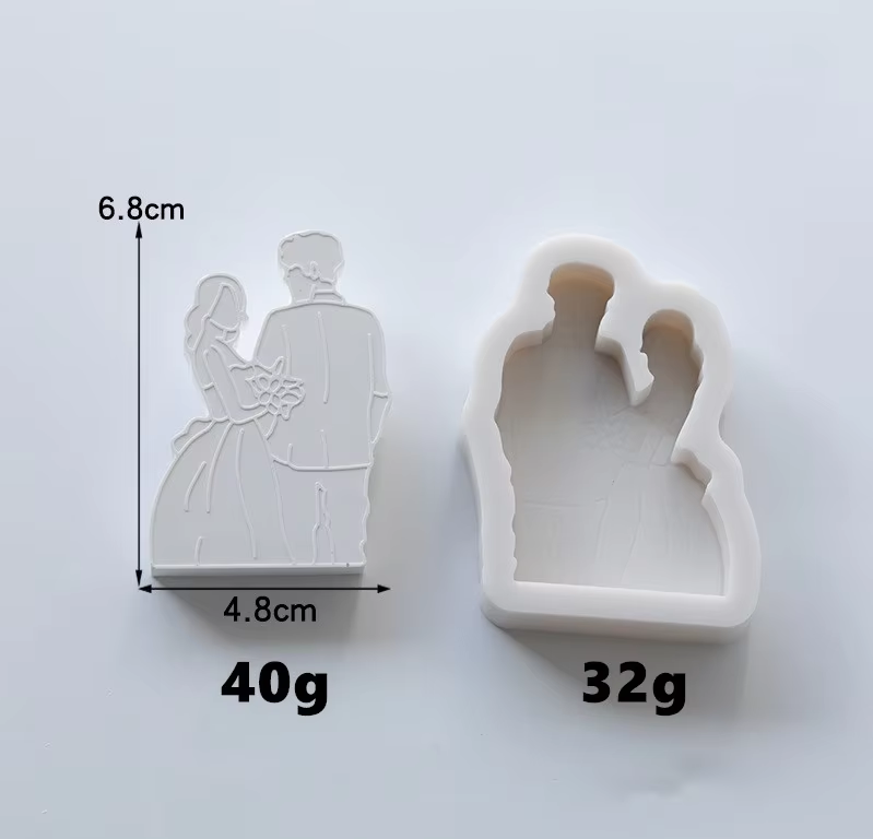 Wedding Couple Silicone Mold