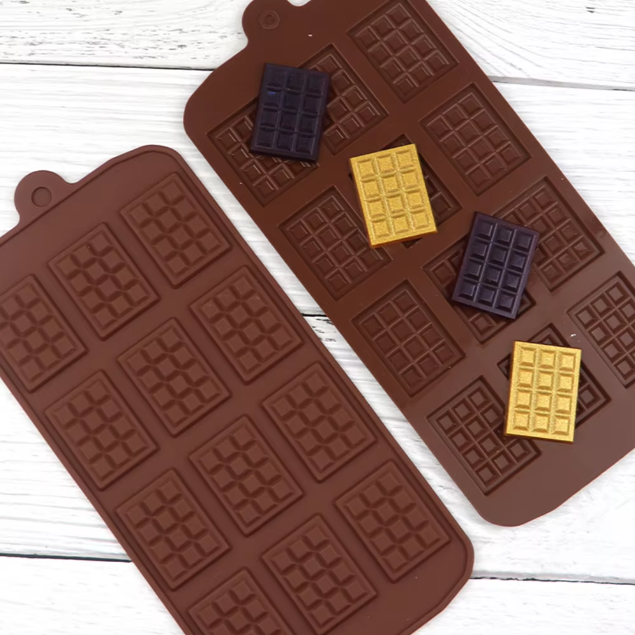 Mini Chocolate Bar 12 in 1 Cavity Silicone Mold