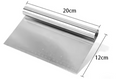20cm Stainless Steel with Measuring Scale Cake Scrapper