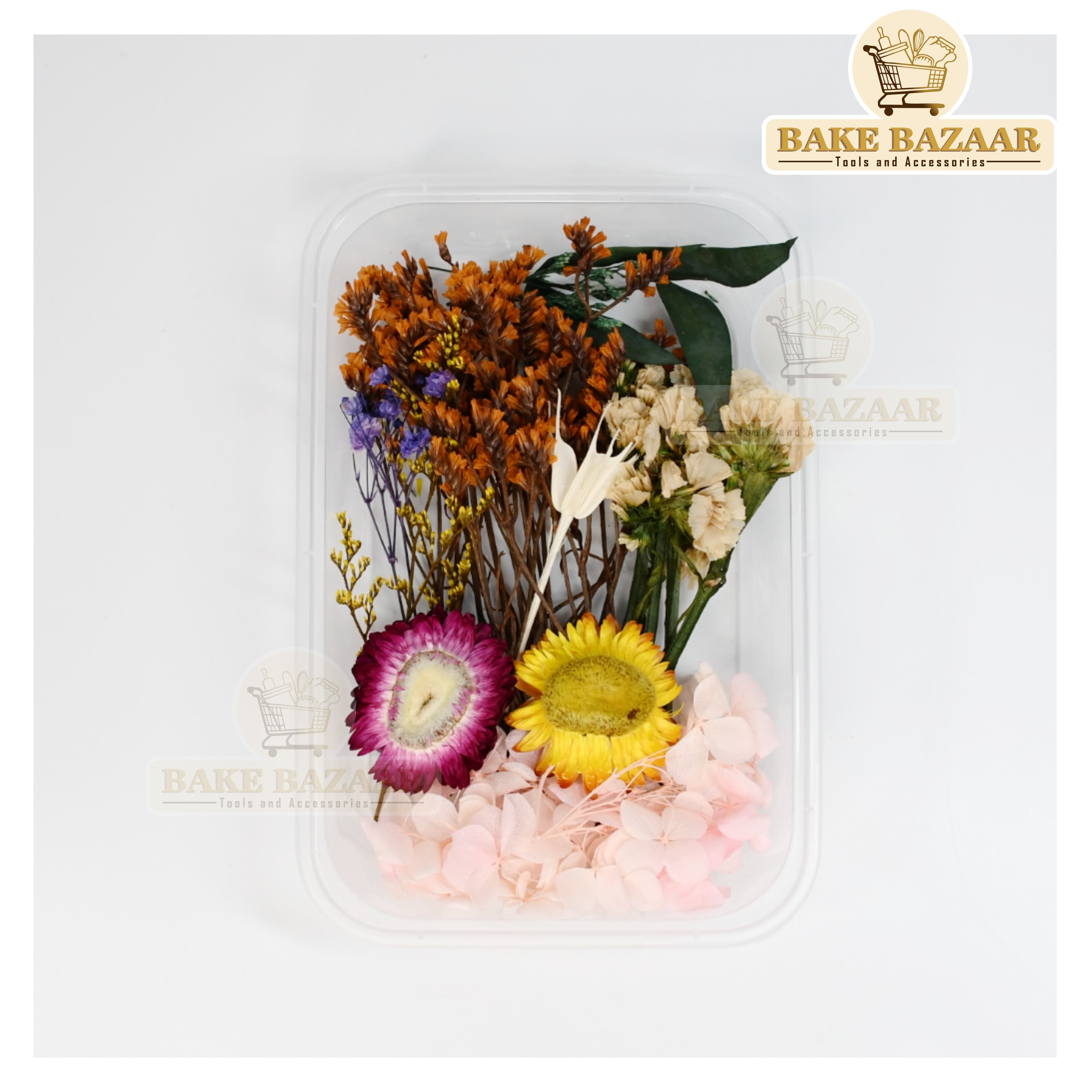 DRY Flowers, Multicolor Real Dry Flower Box for Resin Art, Craft, Projects, Decoration . MG20536