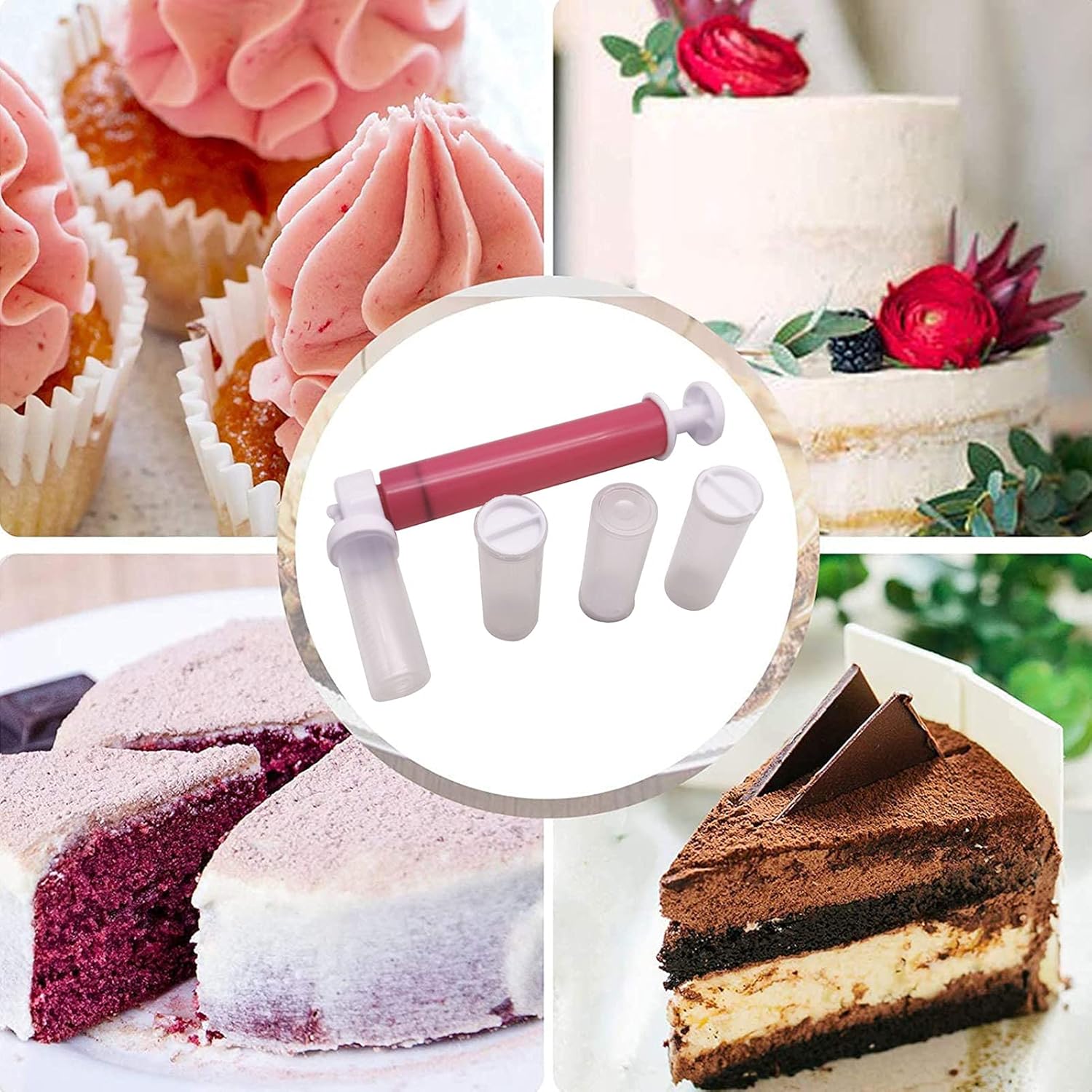 Shimmer Pump Manual Airbrush for Cake Decorating