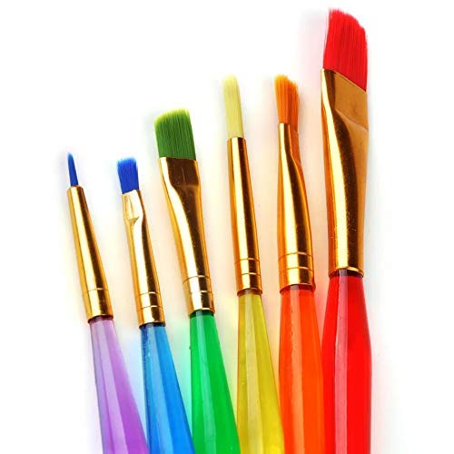6 PC Colorful Paint Brush