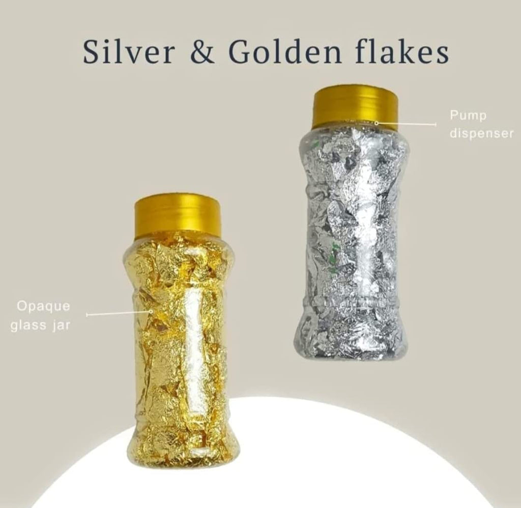 Golden & Silver foil Flake