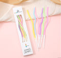 6pc Rainbow Spiral Candle
