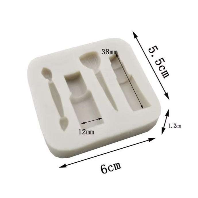 Cosmetic Makeup Silicone Fondant Mold